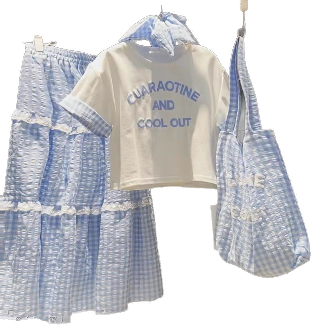 Girls Letter Skirt Summer Two-Piece Set – Baby & Children's Outfits – Image 5