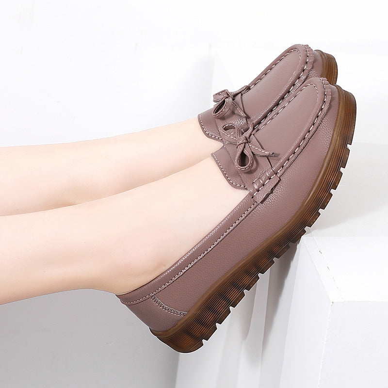 Genuine Leather Comfort Loafers for Women