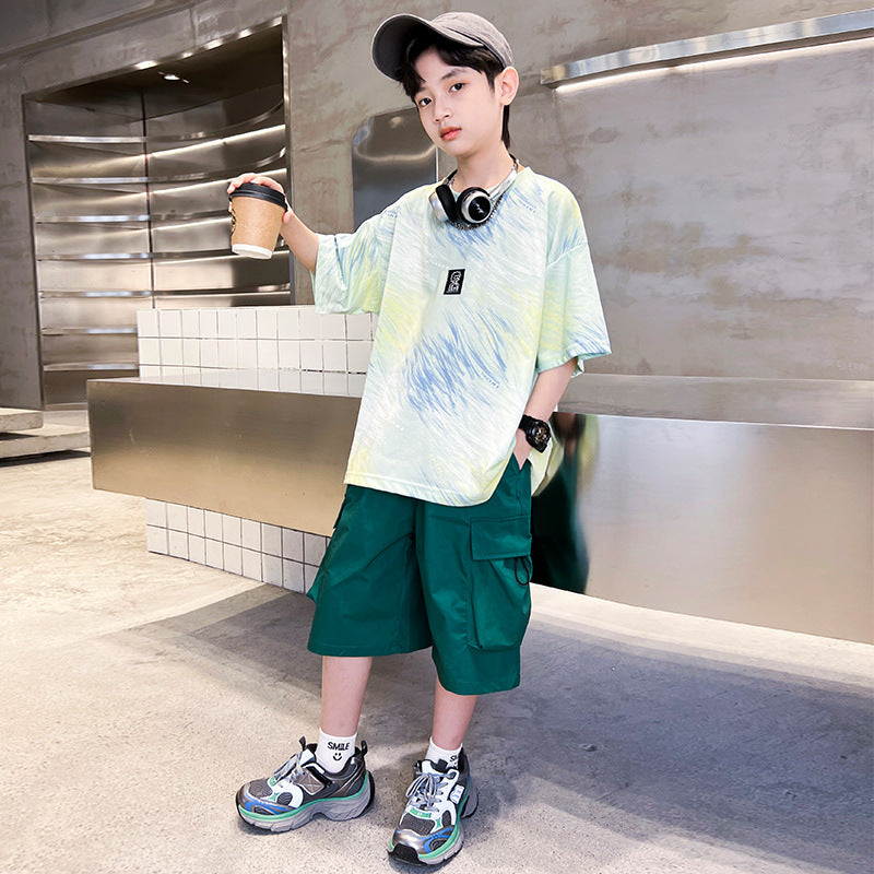 Boys Colorful Sports Shorts Summer Set – Baby & Children's Outfits – Image 4