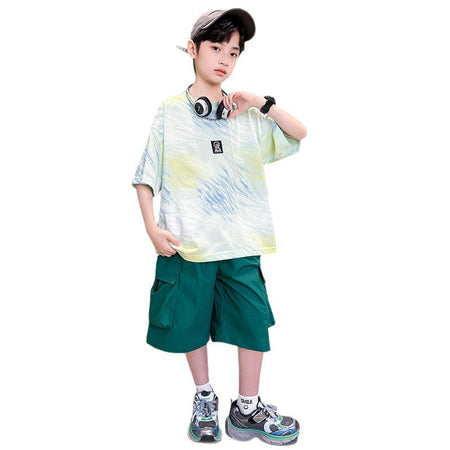 Boys Colorful Sports Shorts Summer Set – Baby & Children's Outfits – Image 5
