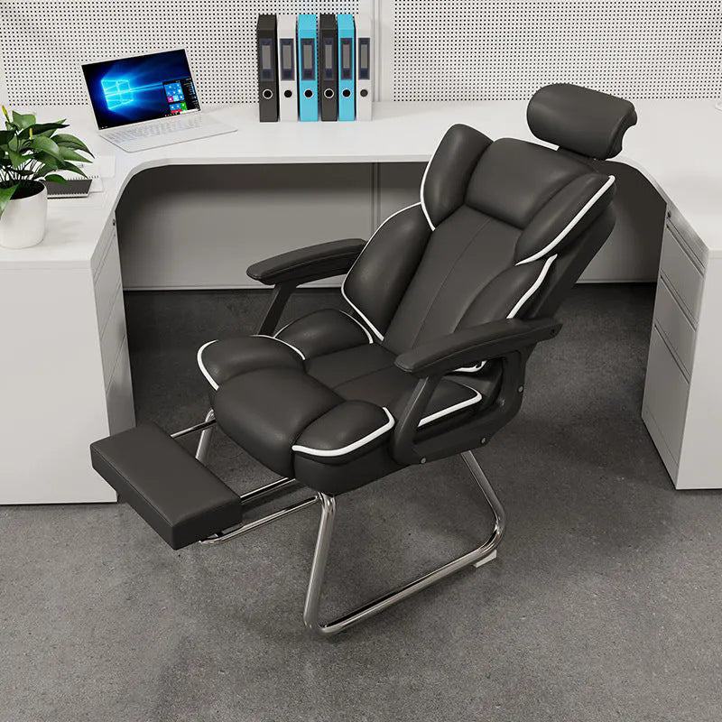 The Titan-Bow – Premium Leather E-Sports & Deep-Study Reclining