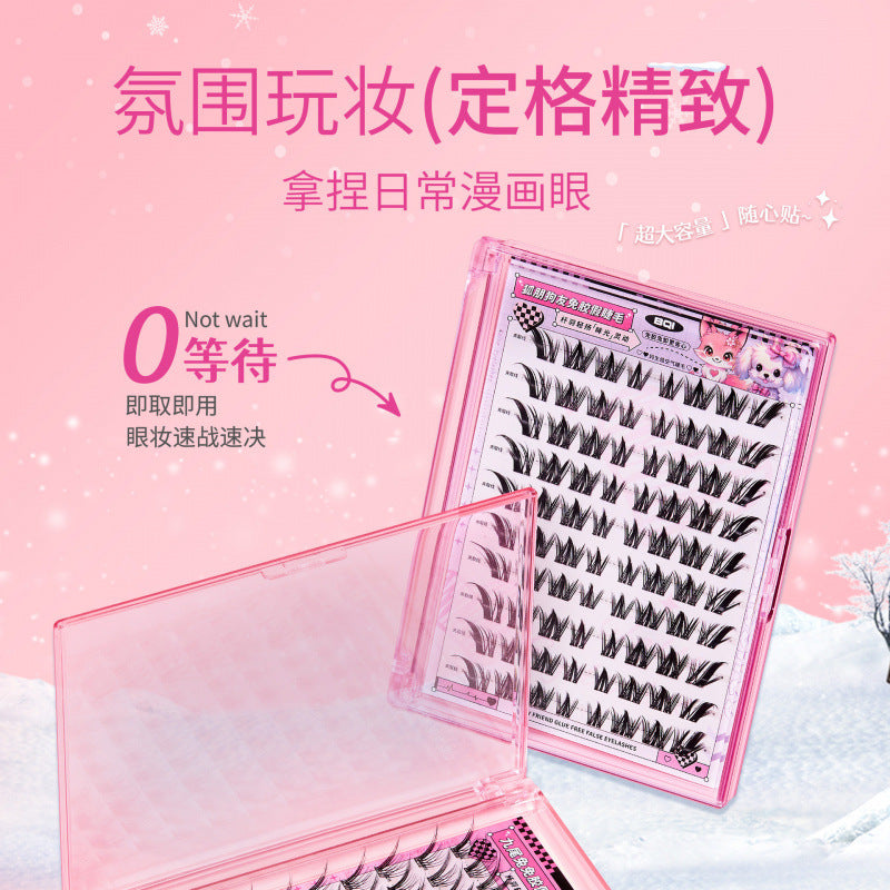 Glue-Free Soft False Eyelashes – Natural & Barbie Style