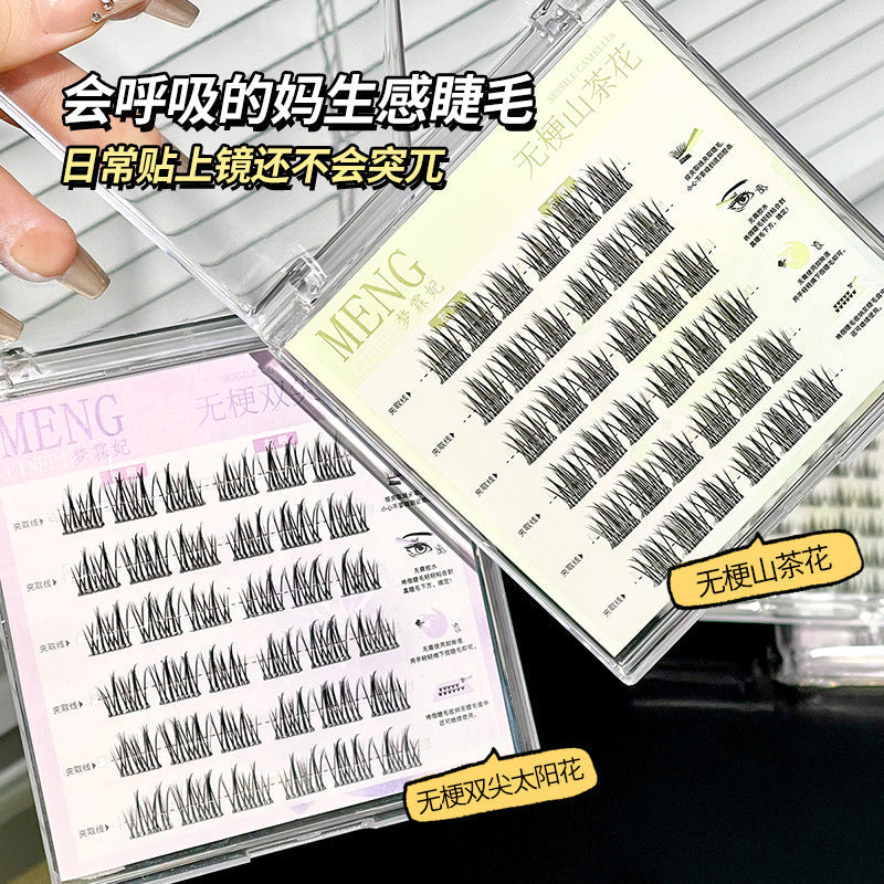 Princess Natural False Eyelashes – Soft Transparent Band
