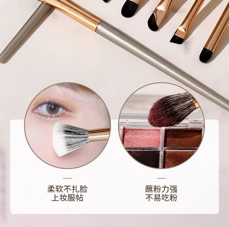 15-Piece Makeup Brush Set – Soft Eye & Face Tools