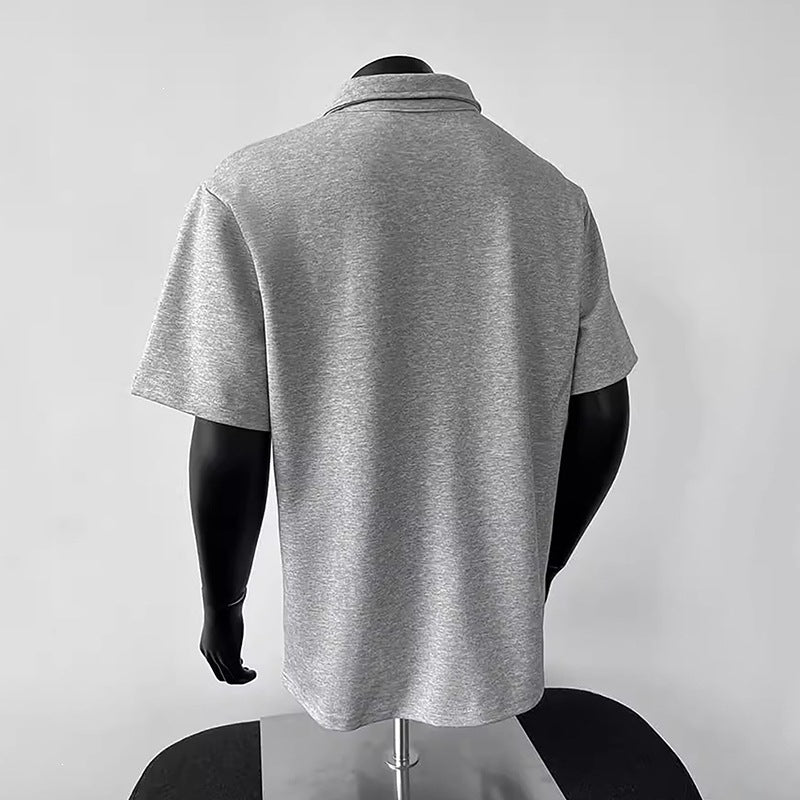 The Core-Deconstruct – American "Boxy-Fit" Lapel Polo &