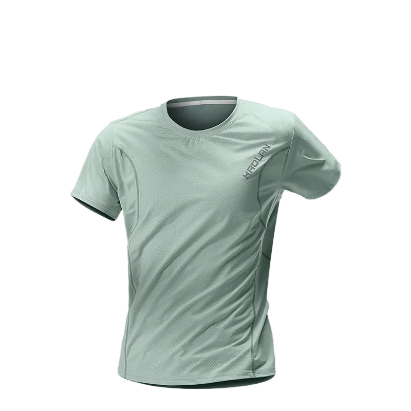 Men's black long sleeve T-shirt - loose fit round neck casual top