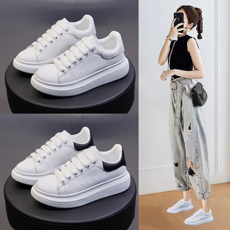Couple Style McQueen White Sneakers 2026