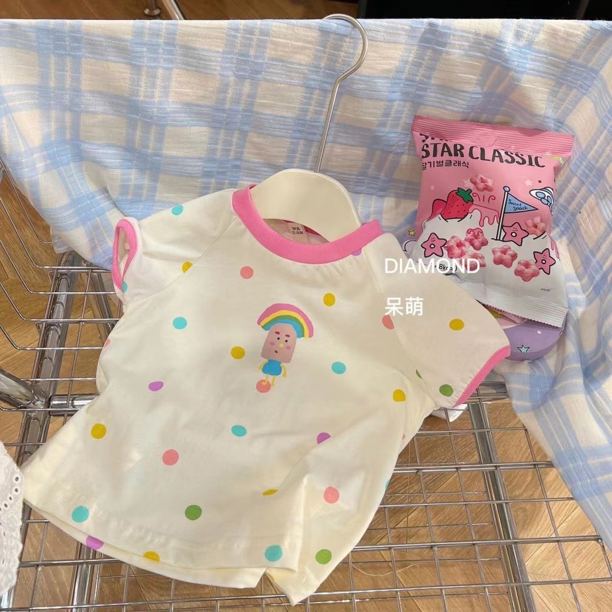 Girls Polka Dot Summer Set – Cute Korean Two-Piece – Outfit Sets – Image 3