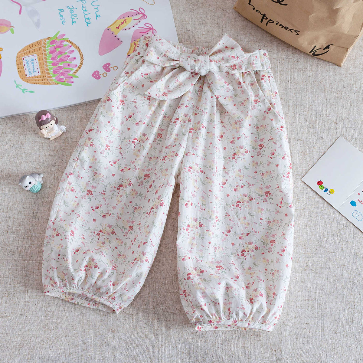 Baby Girl Floral Summer Set – Korean Style Two-Piece – Outfit Sets – Image 4