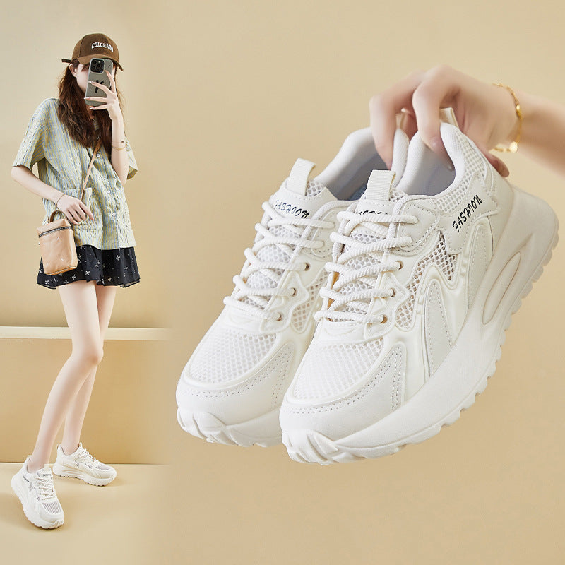 K-Style Dad Sneakers Women 2025 Breathable