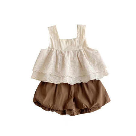 Girls Embroidered Vest Set – Stylish Two-Piece Outfit – Outfit Sets – Image 5