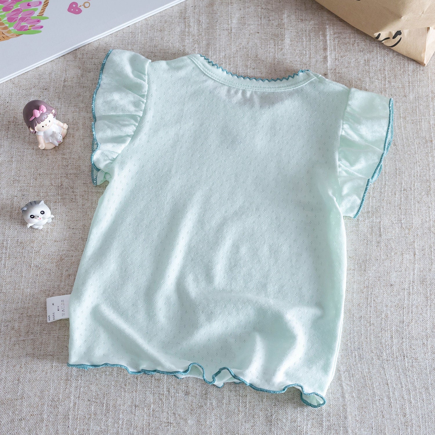 Girls Cute Korean Summer Set – Fashion Two-Piece – Outfit Sets – Image 4