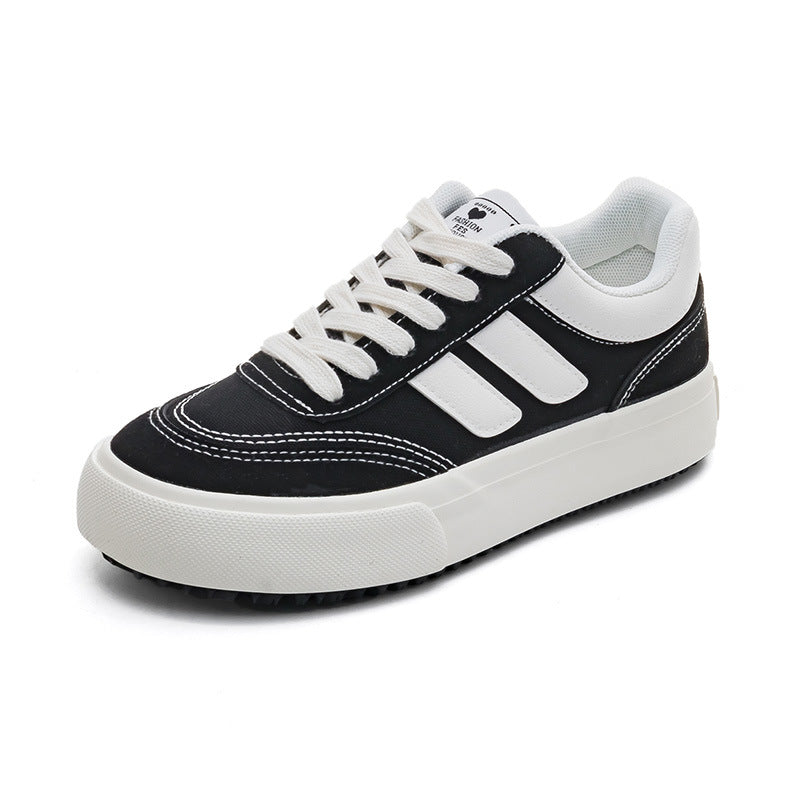 Korean Canvas Sneakers Women 2026 Street Style