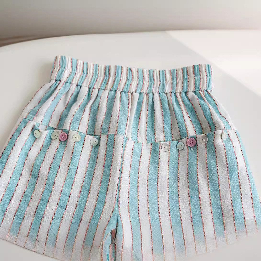 Girls Striped Pants Set – Casual Summer Outfit – Outfit Sets – Image 4