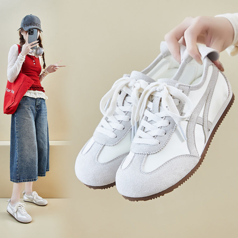 Korean White Training Sneakers Women