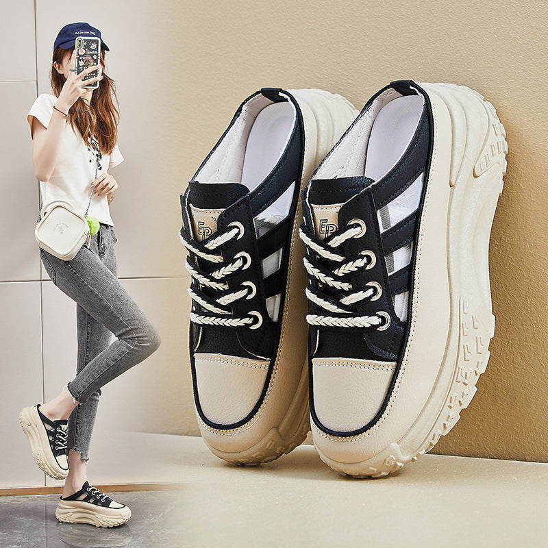 Women’s White Mesh Sneakers 2024 Summer Trend