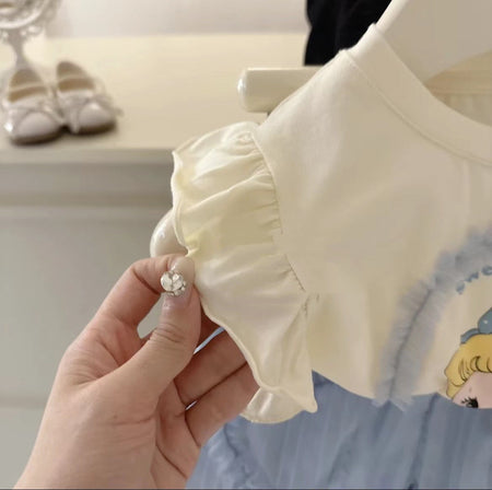 Baby Girls Summer Cartoon Outfit Set 2026 – Baby & Children's Outfits – Image 3