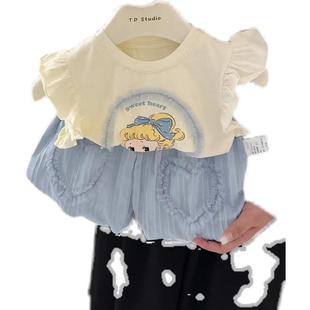 Baby Girls Summer Cartoon Outfit Set 2026 – Baby & Children's Outfits – Image 5
