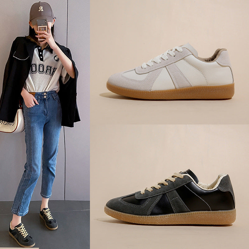 German Style White Sneakers Women 2026 Couple