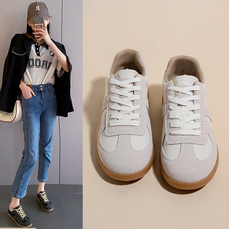 German Style White Sneakers Women 2026 Couple