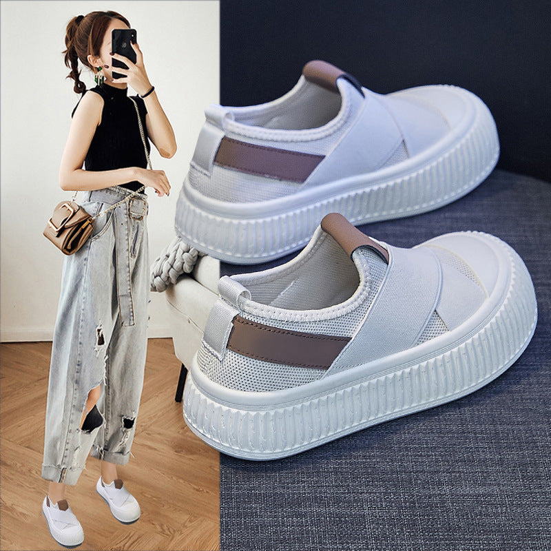 Korean Canvas Sneakers Women 2025 Summer