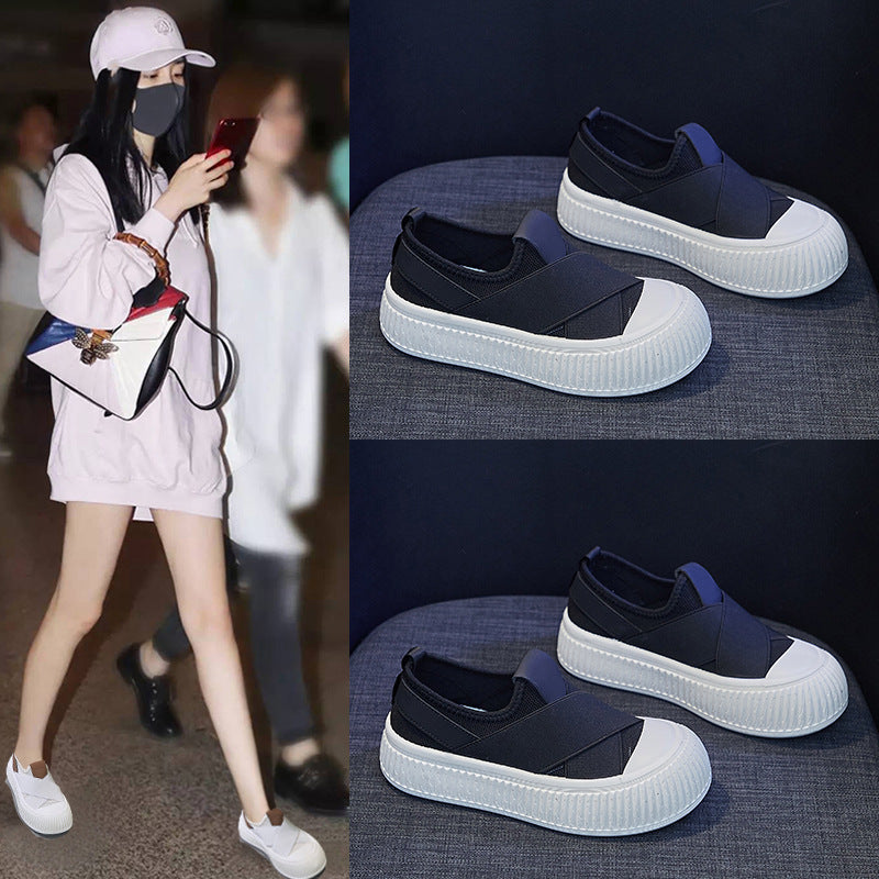 Korean Canvas Sneakers Women 2025 Summer