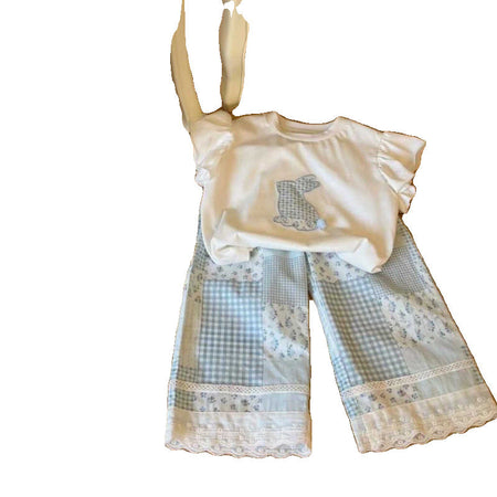 Baby Girls Cotton Bunny T-Shirt & Pants Set – Baby & Children's Outfits – Image 5
