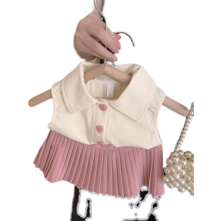 Baby Girls Polo Vest & Pleated Skirt Set – Baby & Children's Outfits – Image 5