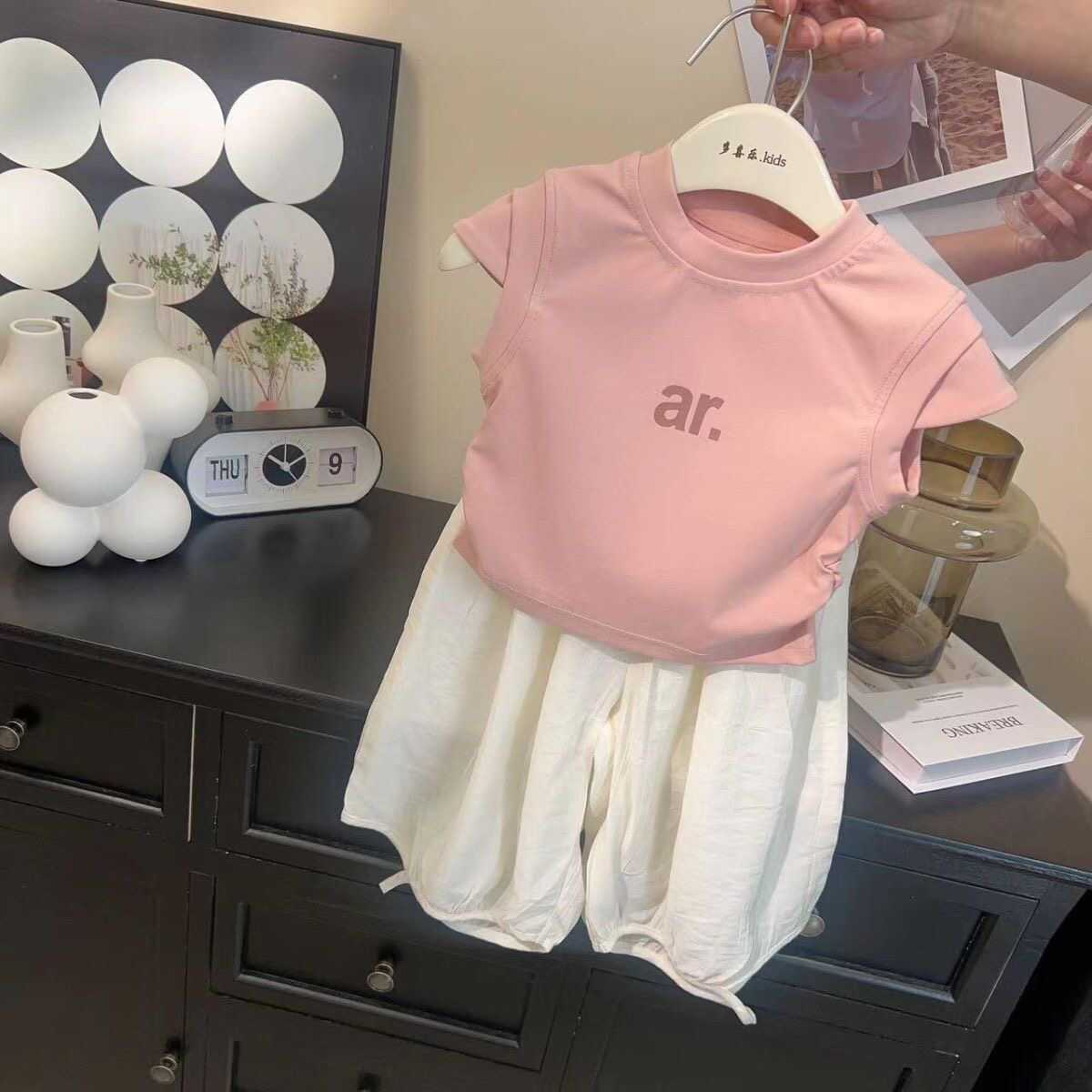 Baby Girls Anti-Mosquito T-Shirt & Pants Set 2025 Summer – Baby & Children's Outfits – Image 1