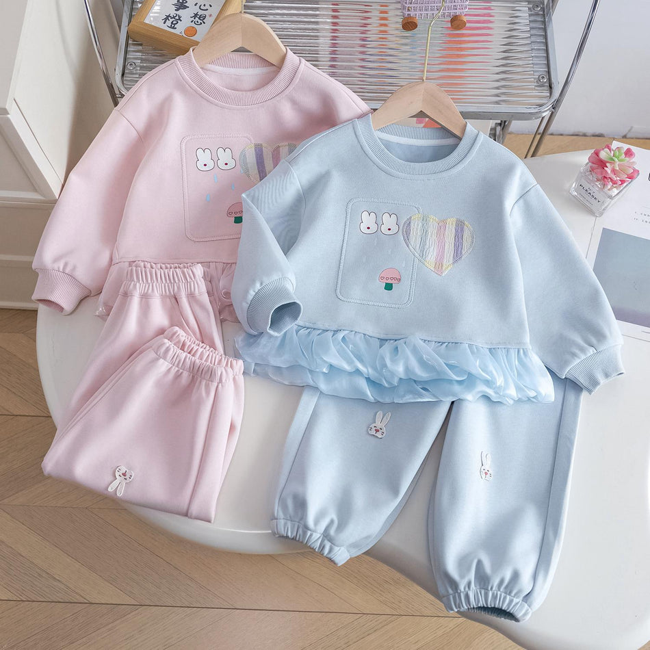 Baby Girls Western Sweatshirt & Sweatpants Set – Baby & Children's Outfits – Image 2