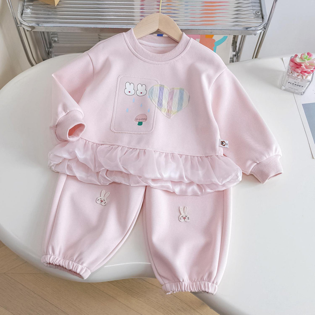 Baby Girls Western Sweatshirt & Sweatpants Set – Baby & Children's Outfits – Image 3