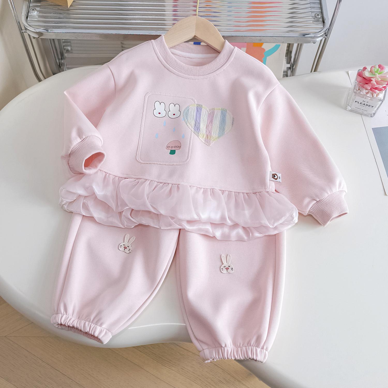 Baby Girls Western Sweatshirt & Sweatpants Set – Baby & Children's Outfits – Image 3