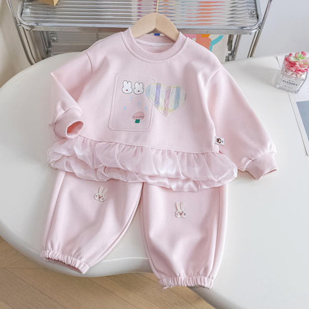 Baby Girls Western Sweatshirt & Sweatpants Set – Baby & Children's Outfits – Image 3