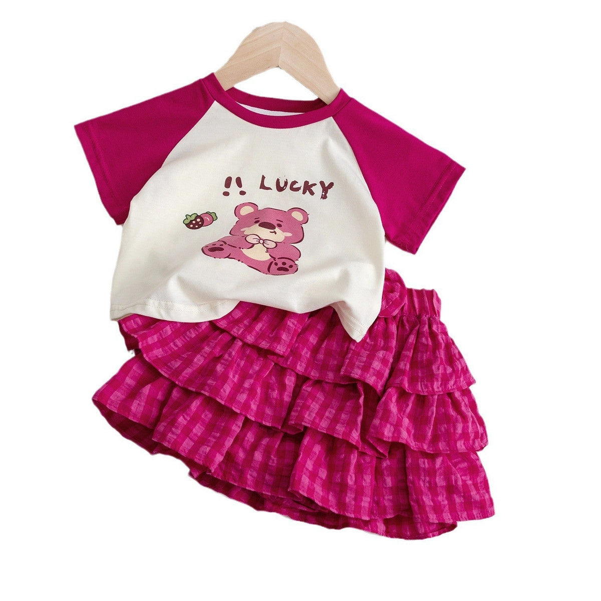 Baby Girls Summer T-Shirt & Skirt Pants Set – Baby & Children's Outfits – Image 5