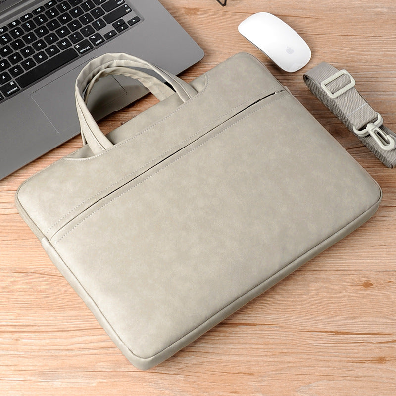 Women Leather Laptop Bag PU iPad Shoulder Bag