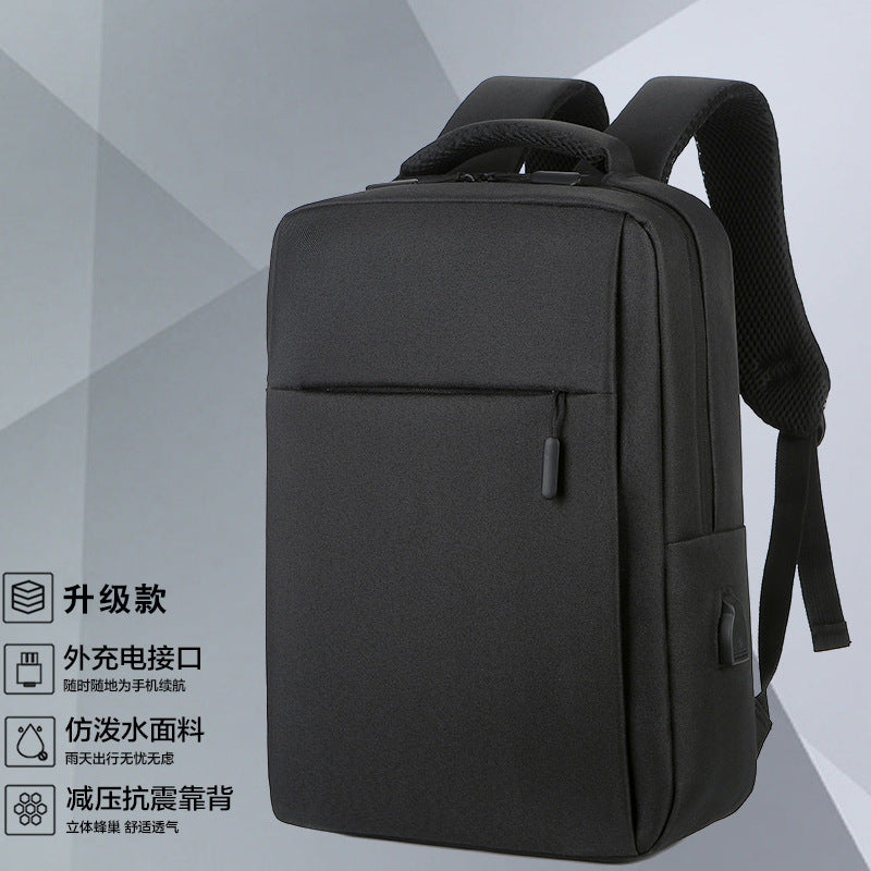 USB Waterproof Laptop Backpack 15.6 Inch Men