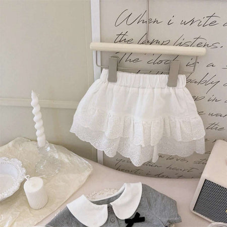Baby Girls Doll Collar Top & Cake Skirt Set – Baby & Children's Outfits – Image 4