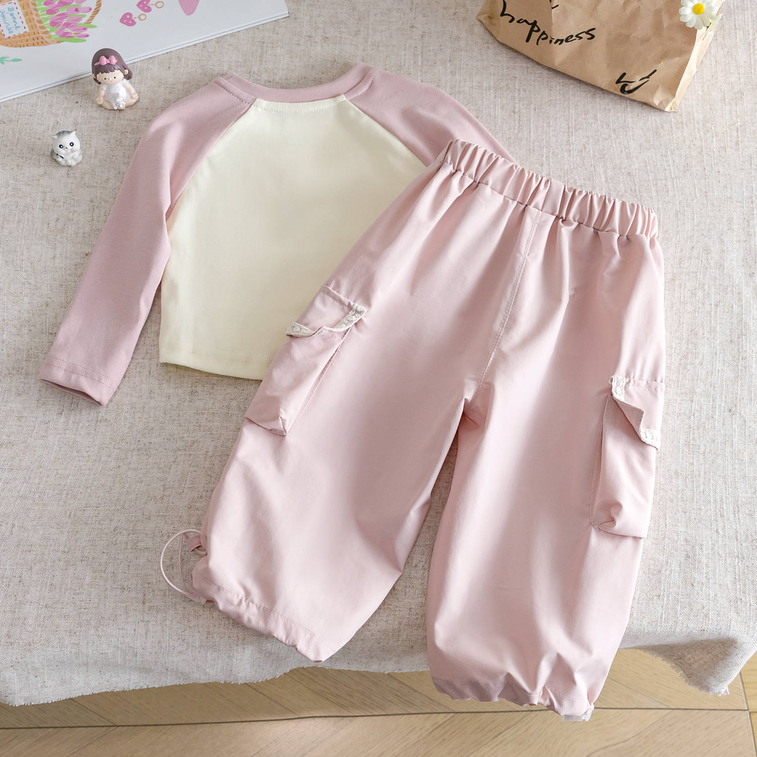 Baby Girls Cartoon Long Sleeve Autumn Suit Set – Baby & Children's Outfits – Image 2