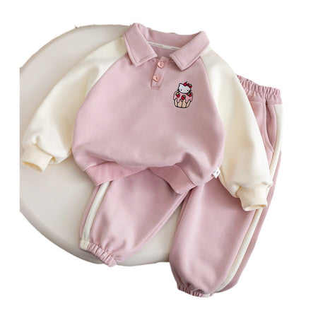Baby Girls Sports Sweatshirt & Pants Set Autumn – Baby & Children's Outfits – Image 5