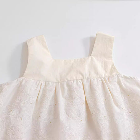 Baby Girls Lace Sling Doll Shirt & Flower Pants Set – Baby & Children's Outfits – Image 3