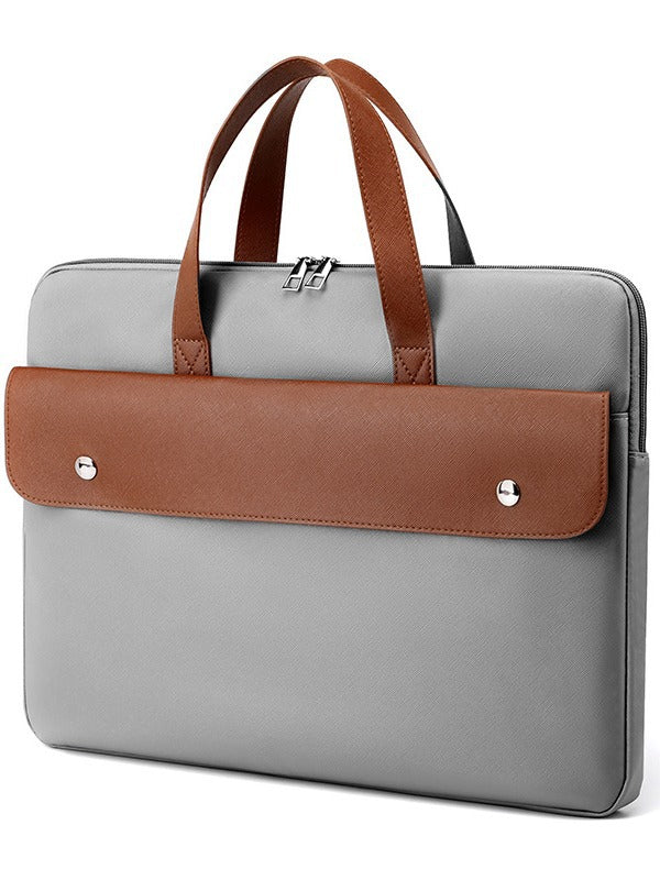 15.6 Inch Solid Color Laptop Bag Briefcase