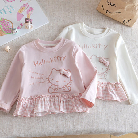 Baby Girls Cartoon Long Sleeve Korean Top – T-Shirts – Image 2