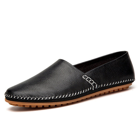 White men's formal shoes - leather dress shoes for office and business occasions