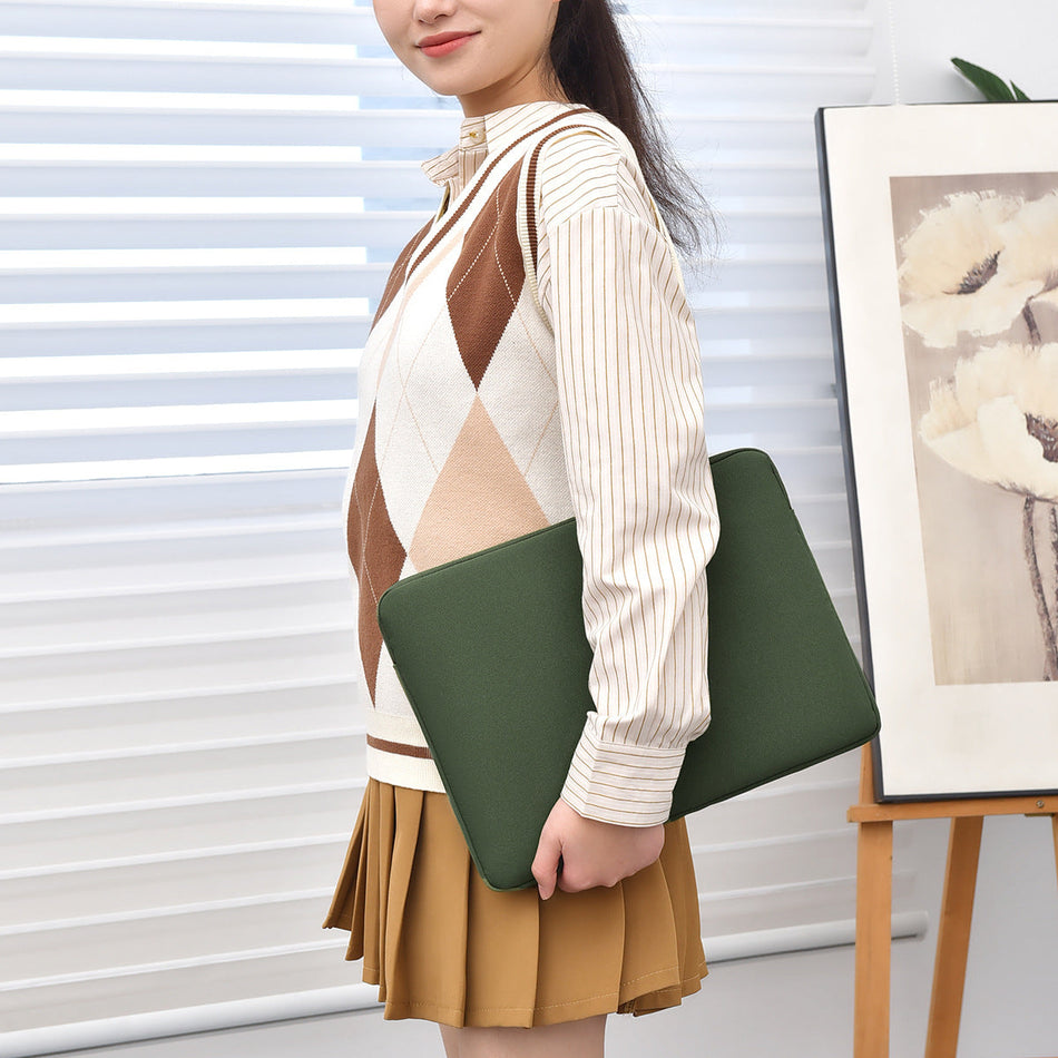 Fleece Laptop Sleeve 13–15.6 Inch MacBook Bag