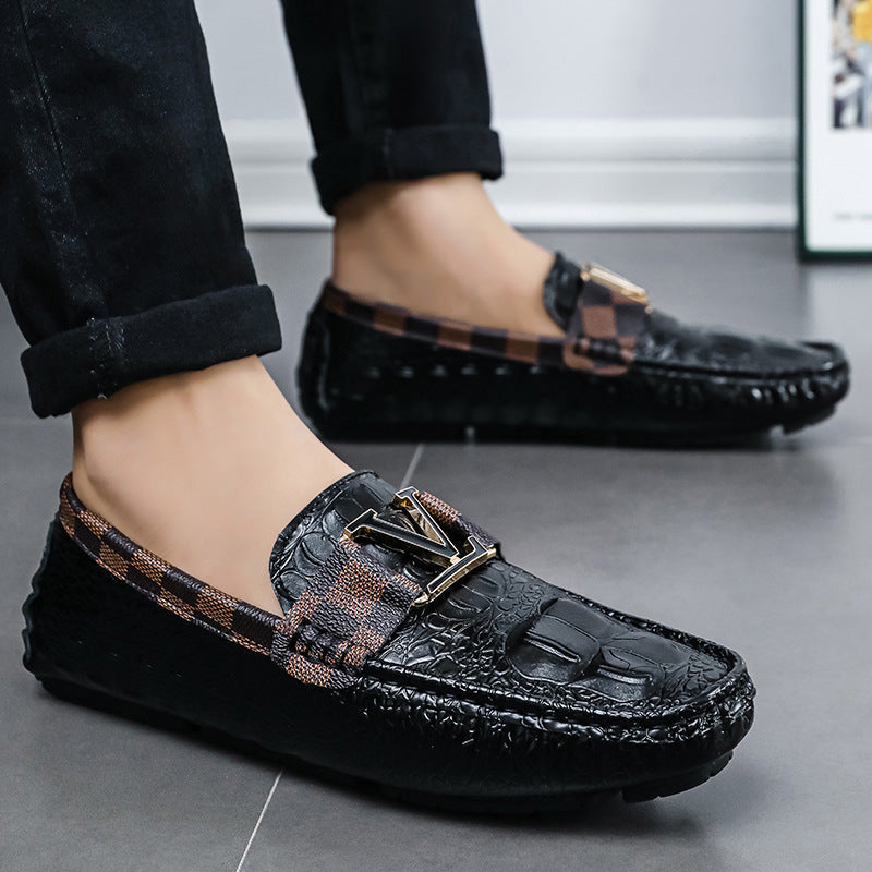 The Gommino-Elite – Men’s "Crocodile-Grain" Italian Style Luxury