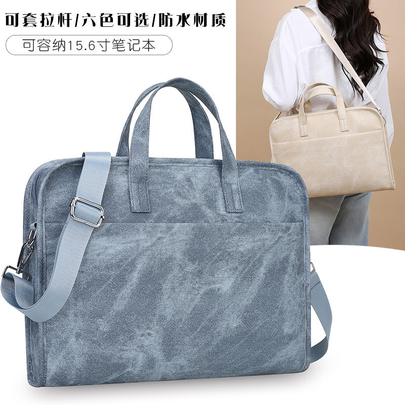 16 Inch Shockproof Laptop Bag Women Crossbody Bag