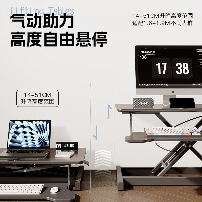 The Rise-Tech – Heavy-Duty Elevated "Sit-Stand" Desktop Converter