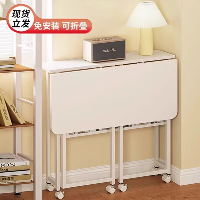 The Alpha-Study 2026 – 2-in-1 Folding & Movable Hybrid Bedside Study Table