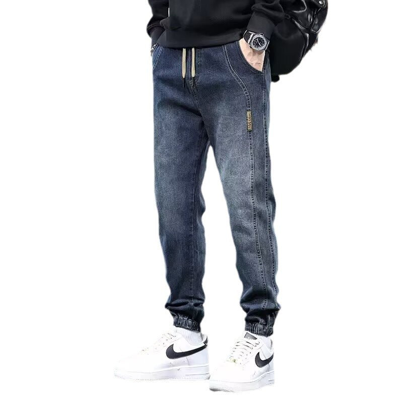 Men’s Stretch Loose Jeans – Comfortable Autumn Pants