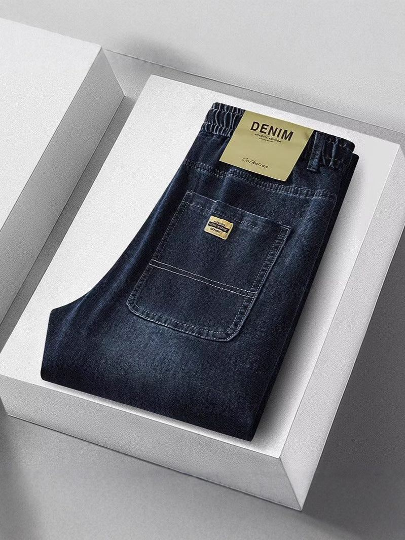Black Gray【G61】Xk men's jeans - casual denim trousers with comfortable fit for everyday wear